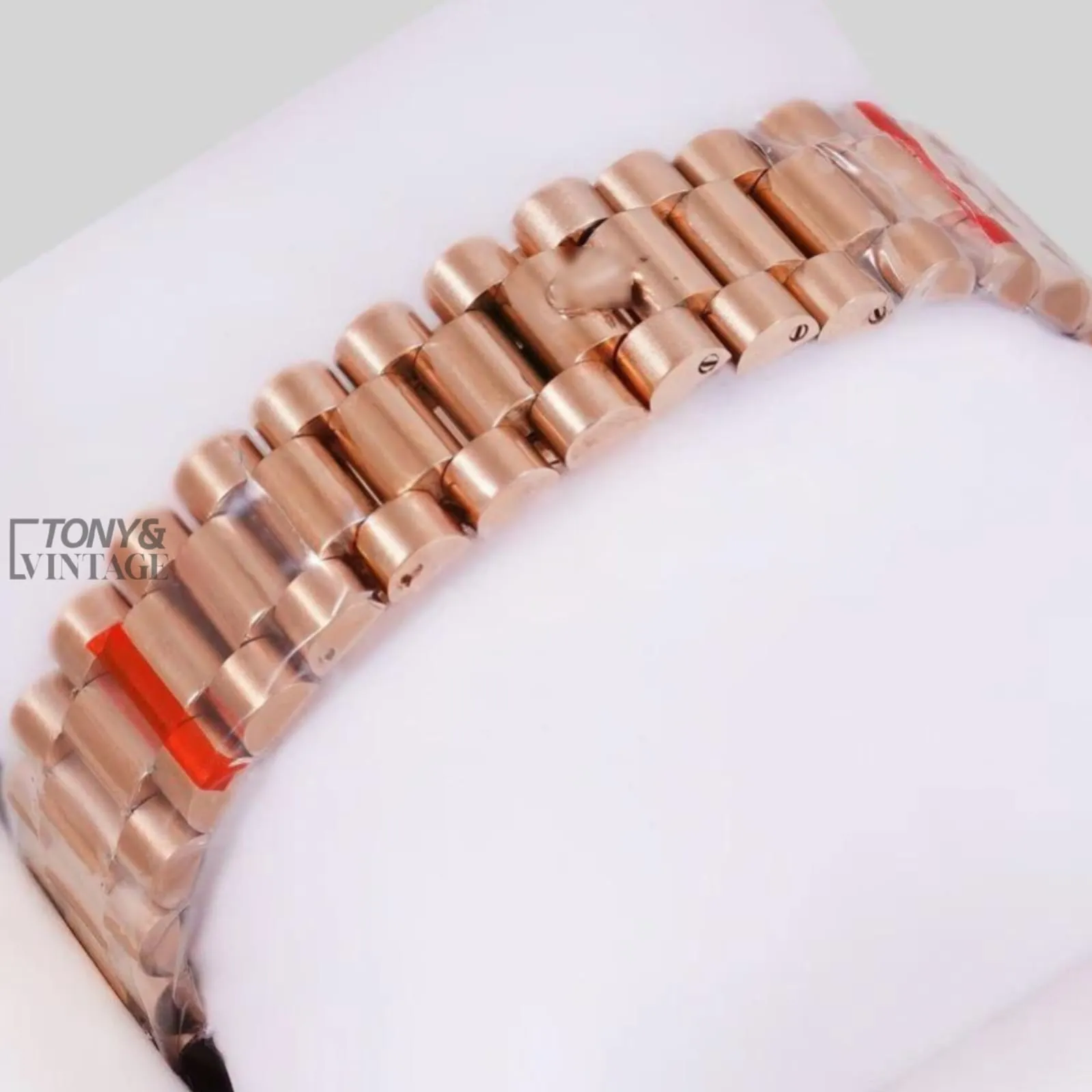 All Rose Gold Stone Dial & Bezel Automatic Watch