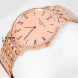All Rose Gold Watch with Dial and Chain