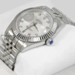All Silver Automatic Watch with Dial