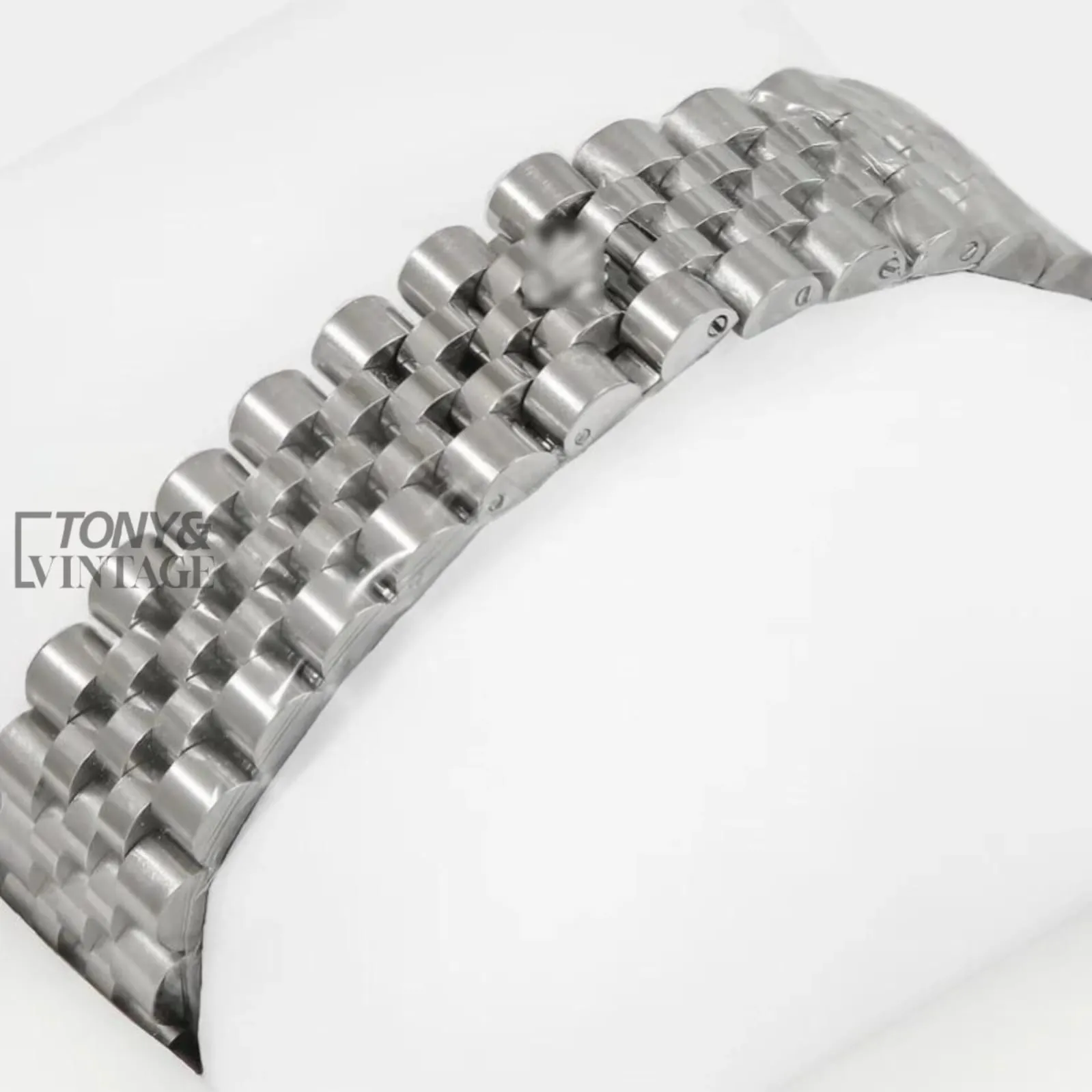 All Silver Automatic Watch with Dial