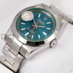 All Silver Sky Blue Dial Automatic Watch