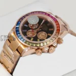 Chronograph 40 Rose Gold Rainbow Edition With Black Dial