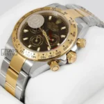 Chronograph 40 Two Tone Yellow Gold Black Dial Index