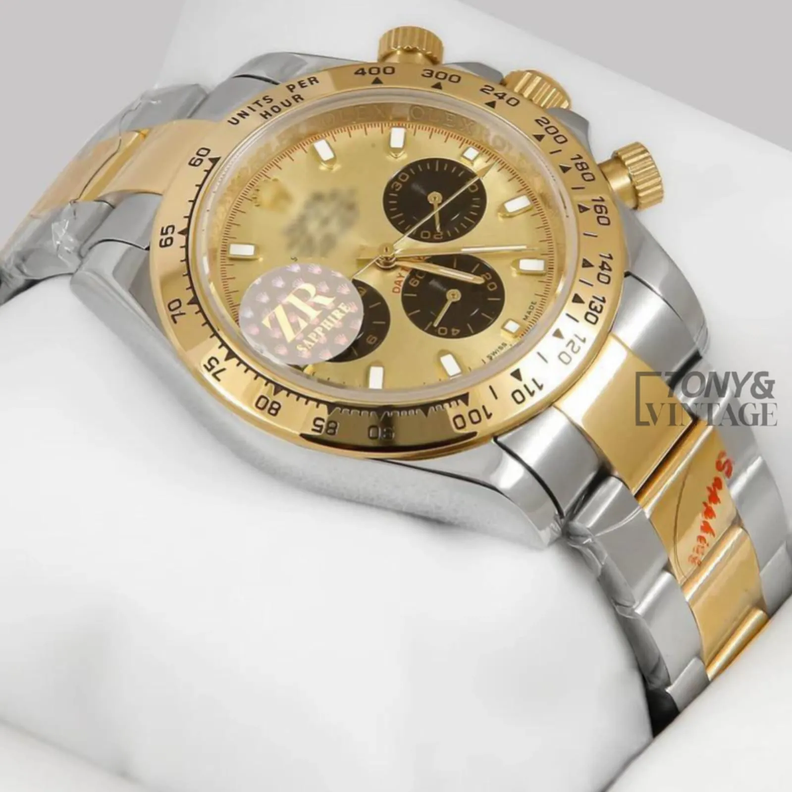 Chronograph 40 Two-Tone Yellow Gold Dial Watch