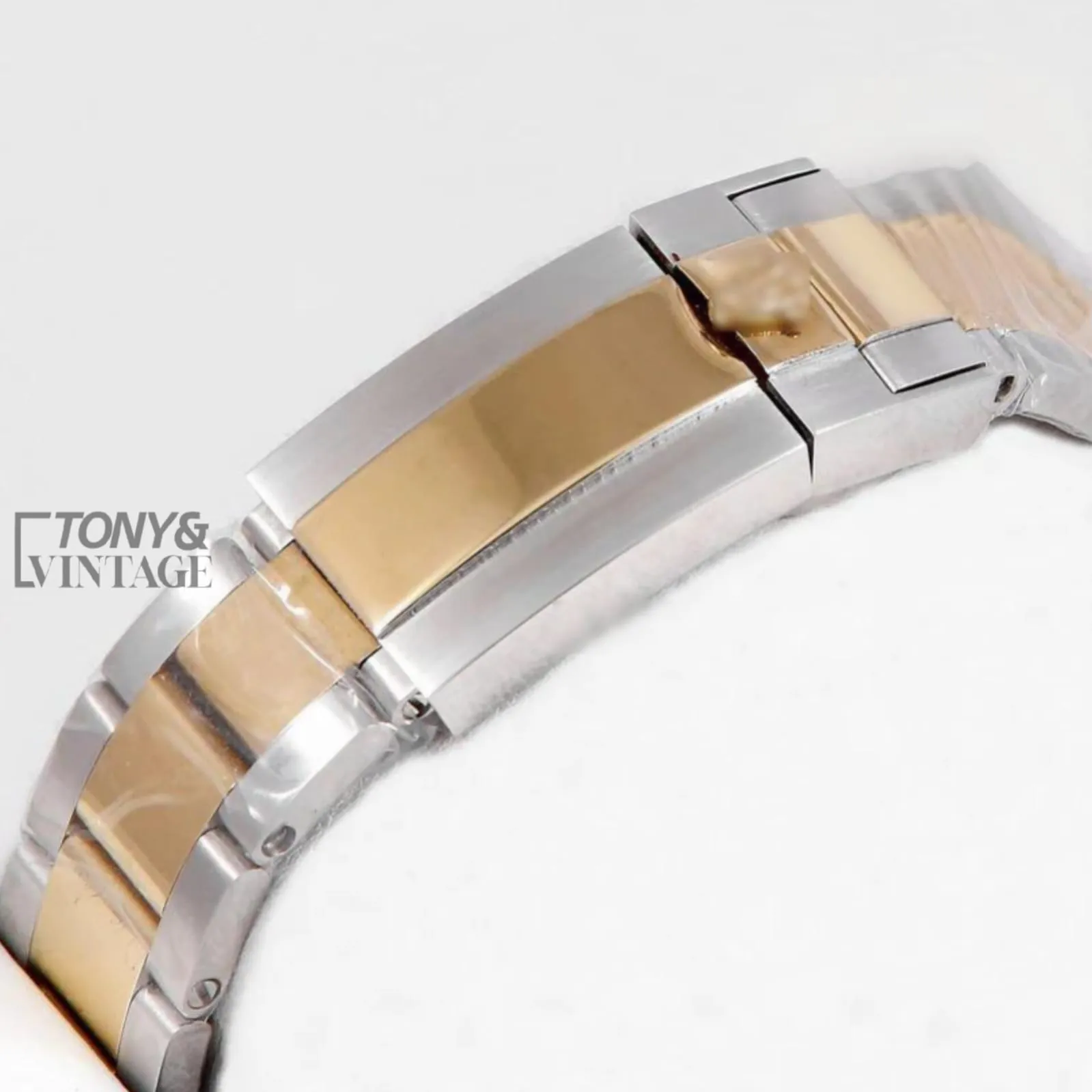 Chronograph 40 Two Tone Yellow Gold White Dial