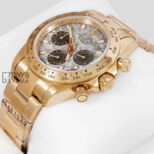 Chronograph 40 Yellow Gold Grey Marble Dial