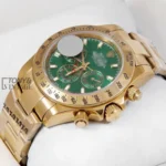 Chronograph 40 Yellow Gold With Green Dial