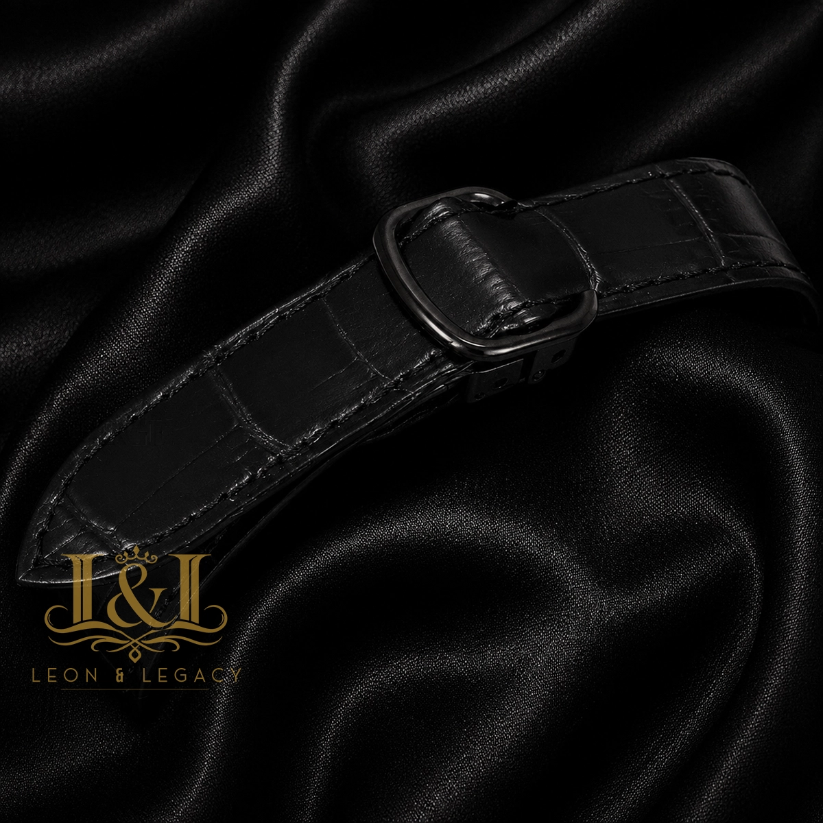 Chronograph All Black Watch With Dial and Strap