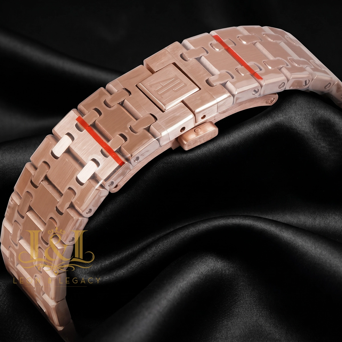 Chronograph Rose Gold Blue Dial