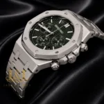 Chronograph Silver Black Dial