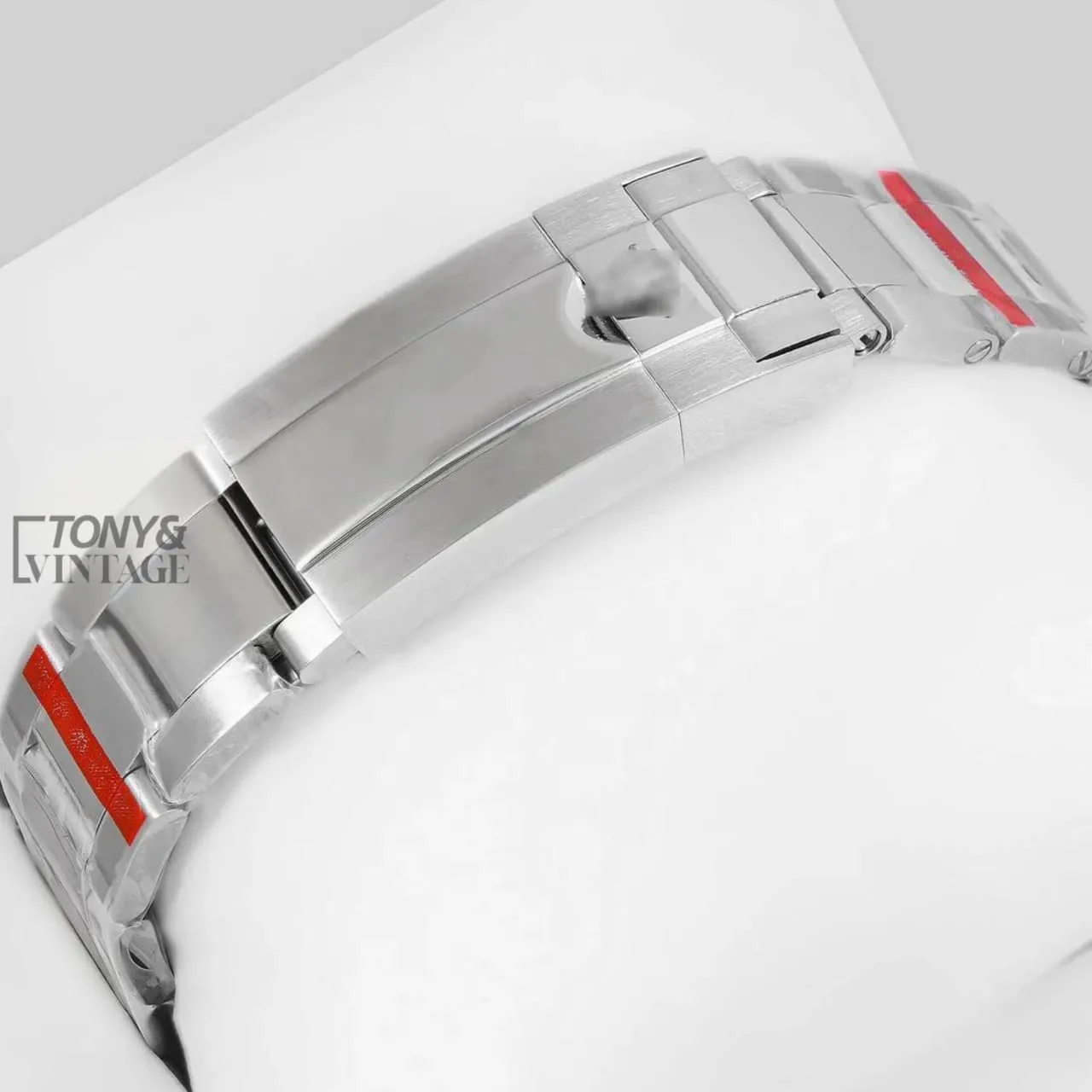 GMT 40 Silver Black Dial Green Bezel