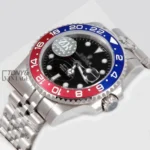 GMT 40 Silver Black Dial Pepsi Bezel