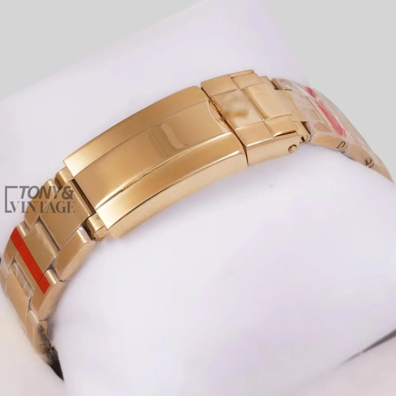 GMT 40 Yellow Gold Watch with Black Dial & Bezel