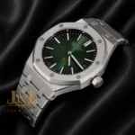 Oak Silver Green Dial