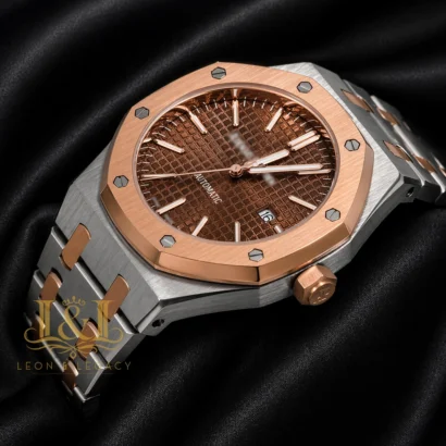 Oak Two Tone Rose Gold Brown Dial 67650SR.OO.1261SR.01