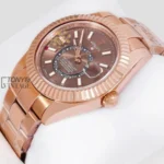 Rose Gold Brown Dial Automatic Watch