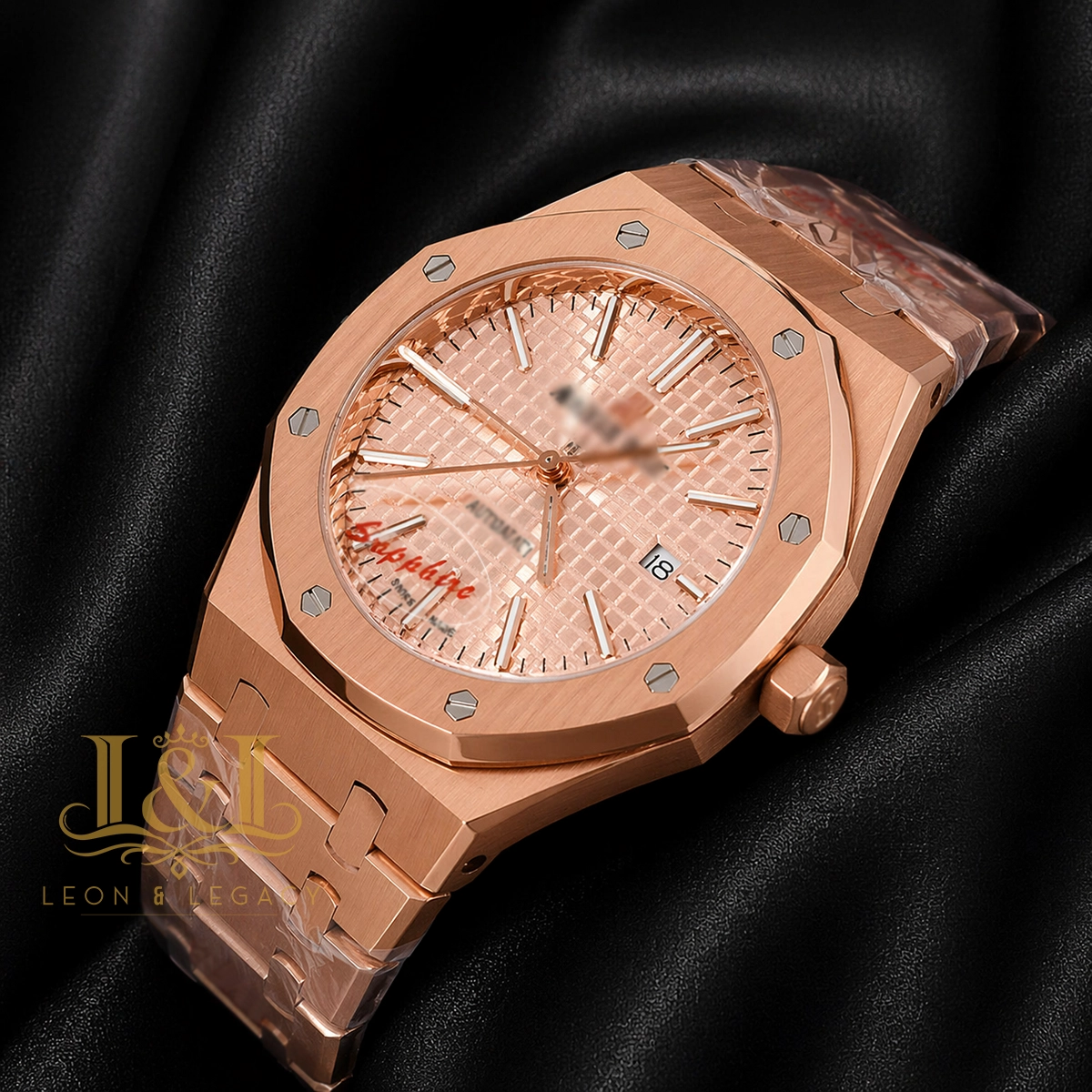 Rose Gold Dial Chain Watch 1 copy