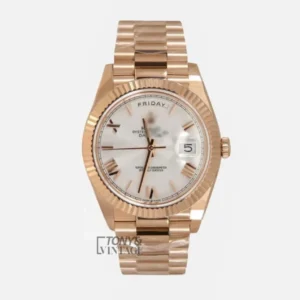 Rose Gold White Dial & Roman Numerals Automatic Watch
