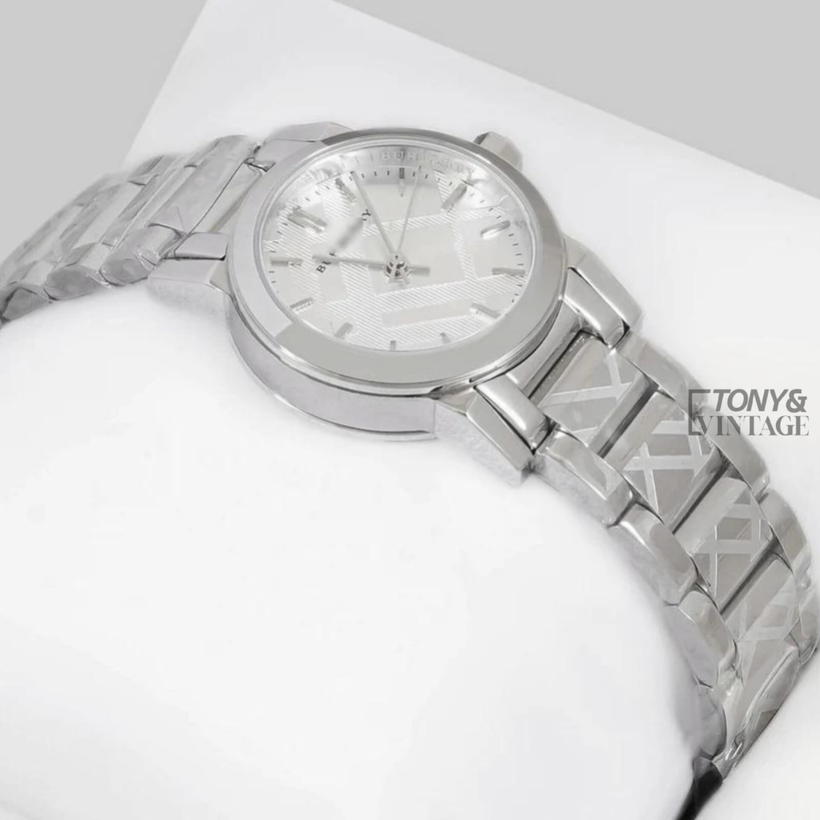 SILVER WITH WHITE DIAL LADIES WATCH
