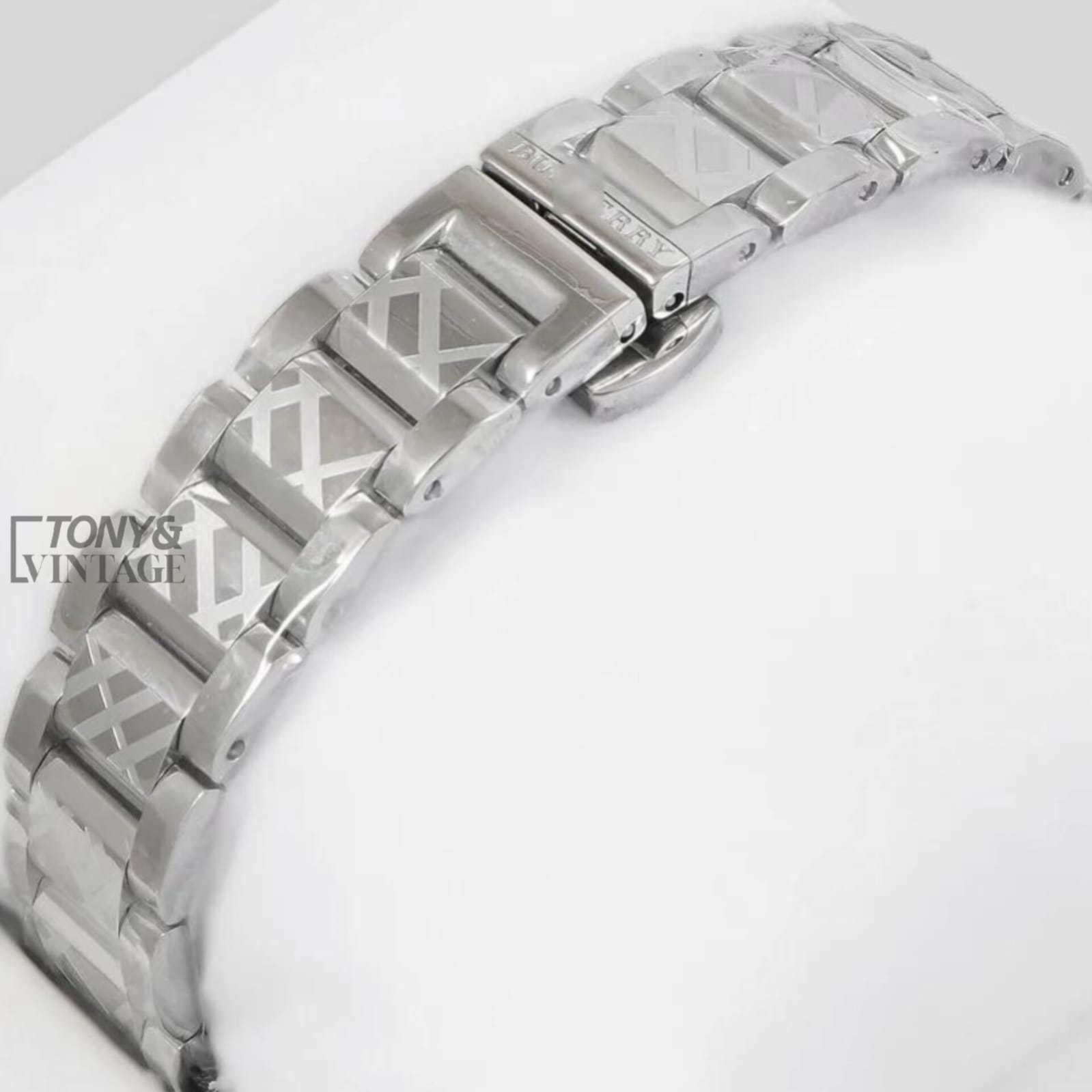 SILVER WITH WHITE DIAL LADIES WATCH