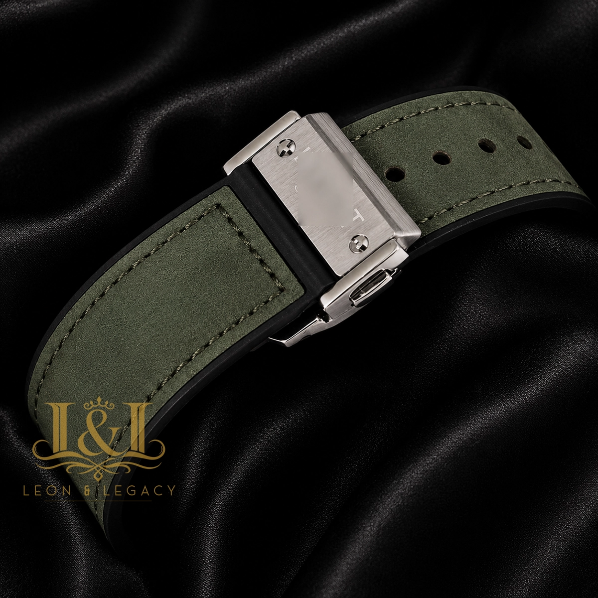 Silver Matte Automatic Watch With Skeleton Dial