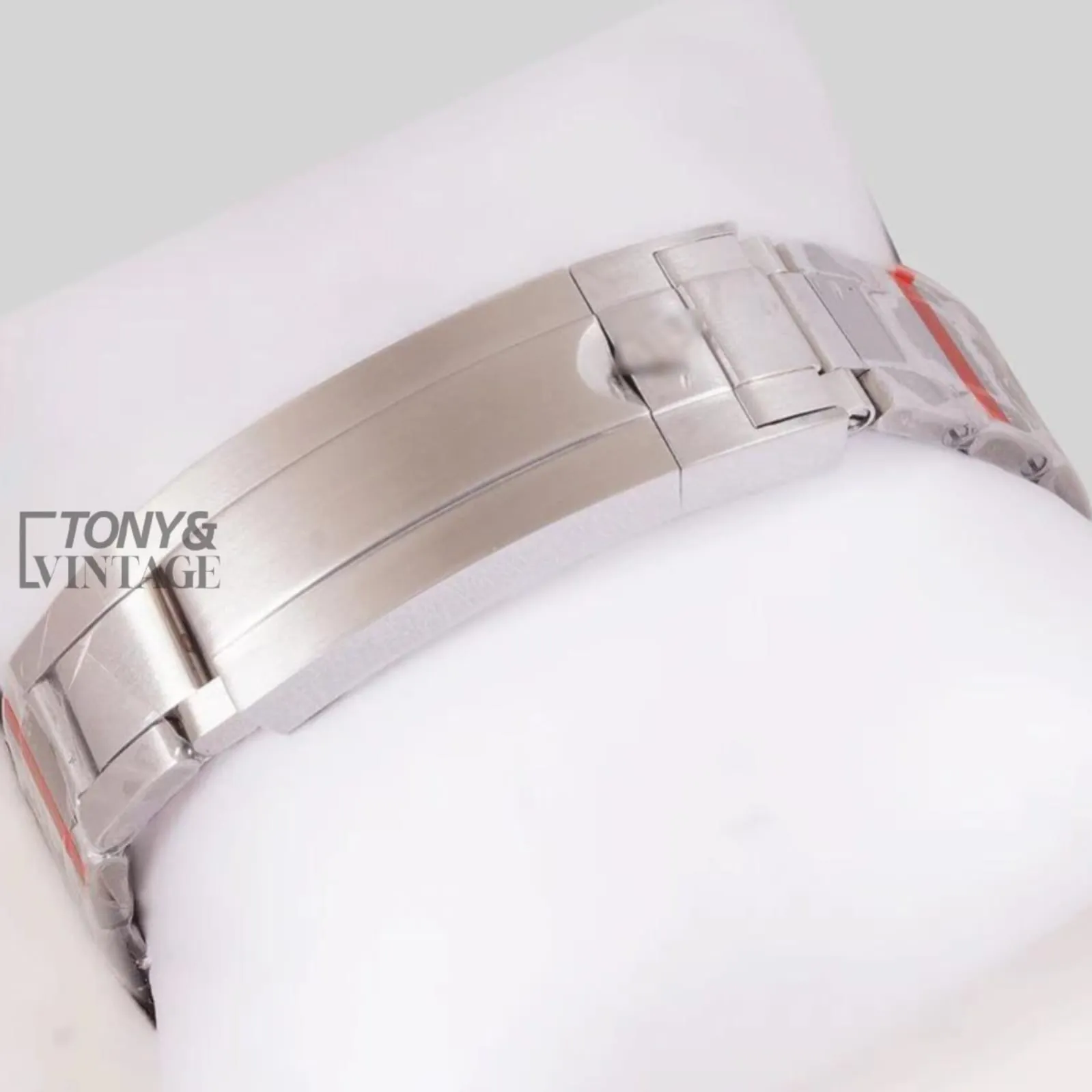 Silver Stainless Steel Automatic Watch with White Dial