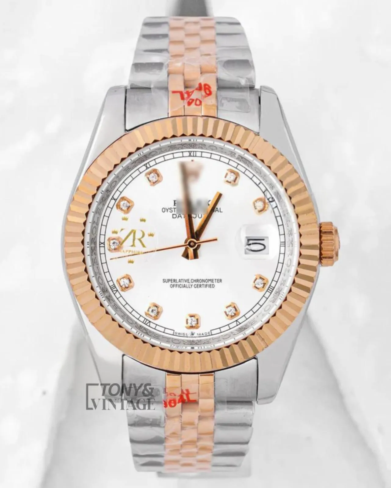 Two-Tone-Yellow-Gold-with-White-Dial-Fluted-Bezel-Automatic-Watch.webp