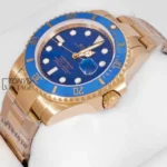Yellow Gold Blue Dial & Bezel Watch