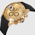 Yellow Gold Case Watch with Matching Dial and Strap