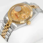 Yellow Gold Dial Stone Index