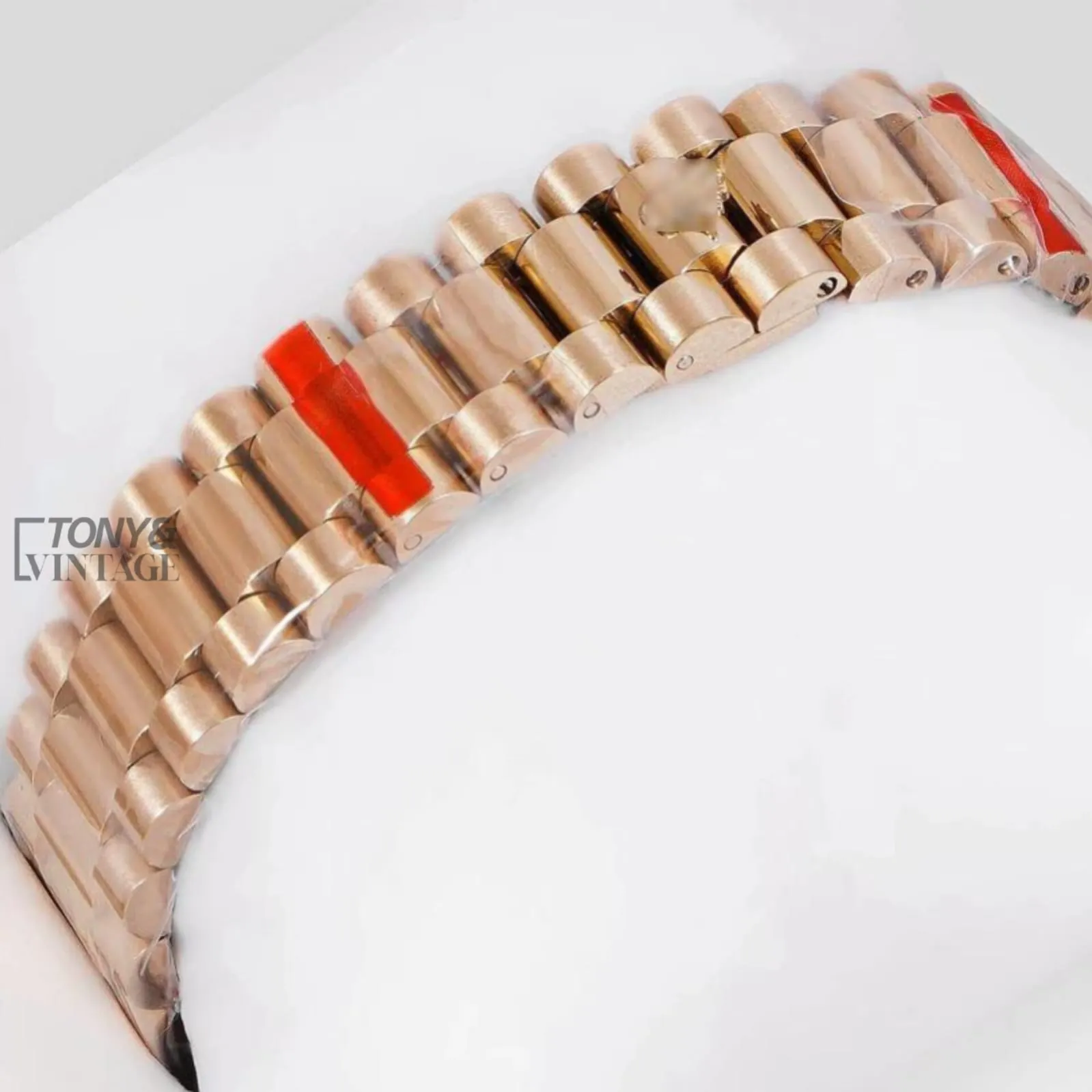 Yellow Gold Ocean Blue Dial Automatic Watch